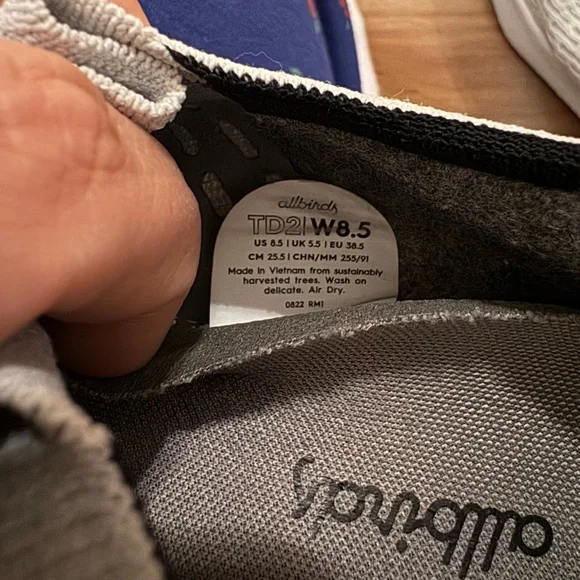 Allbirds Women's Tree Dasher 2 Active Running Walking Sneakers White 8.5 - Picture 9 of 9